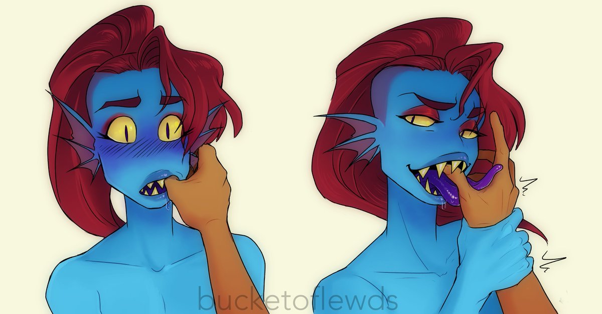 Boy about to lose that thumb >o> ;;;Undyne commission for. 