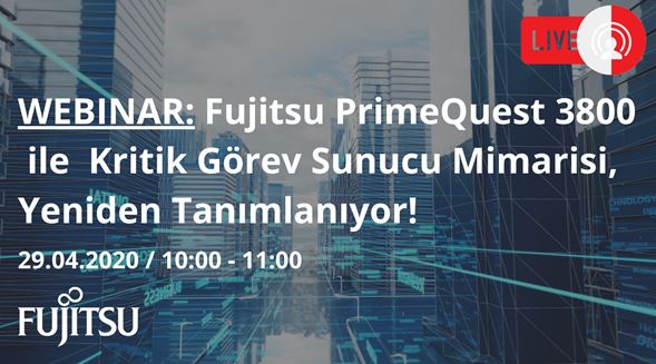 Fujitsu'nun sizler için en uygun sistem kombinasyonu ve kullanıcıya özel maximum performansı garanti eden çözümleri ile dikkat çeken PrimeQuest 3800 Sunucu ailesini detayları ile paylaşacağımız webinar’ımıza davetlisiniz!
Kayıt için: lnkd.in/d97kxr6
