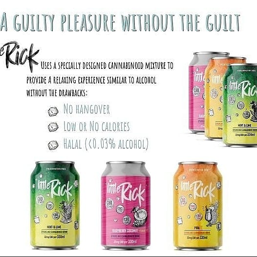 24 x Little Rick 32mg CBD Sparkling 330ml Drink!
VEGAN FRIENDLY. HALAL. LOW TO NO CALORIES! 
Refresh yourself in this humid lockdown with the epic, cold, thirst quenching taste of Little Rick's CBD sparkling beverages! Get yours now on the link below and remember to avoid driving