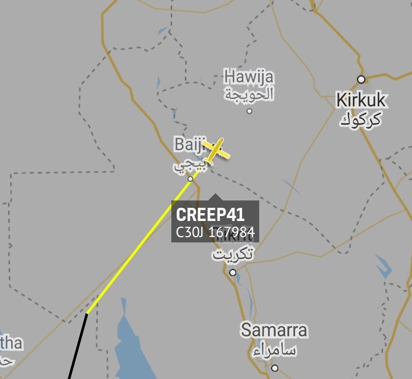 is_keelu's tweet photo. USMC 
Lockheed KC-130J Hercules 
Spotted over #Iraq 

#CREEP41 167984 https://t.co/CDL2ySQiLO