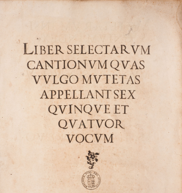 RISM_music's tweet photo. Vor 500 Jahren wurde die Motettensammlung "Liber selectarum cantionum" veröffentlicht. Werfen Sie doch mal einen Blick hinein ...
https://t.co/ZQYZea3pbY #Senfl #Obrecht #Josquin #Mouton https://t.co/bUmQ5btQan