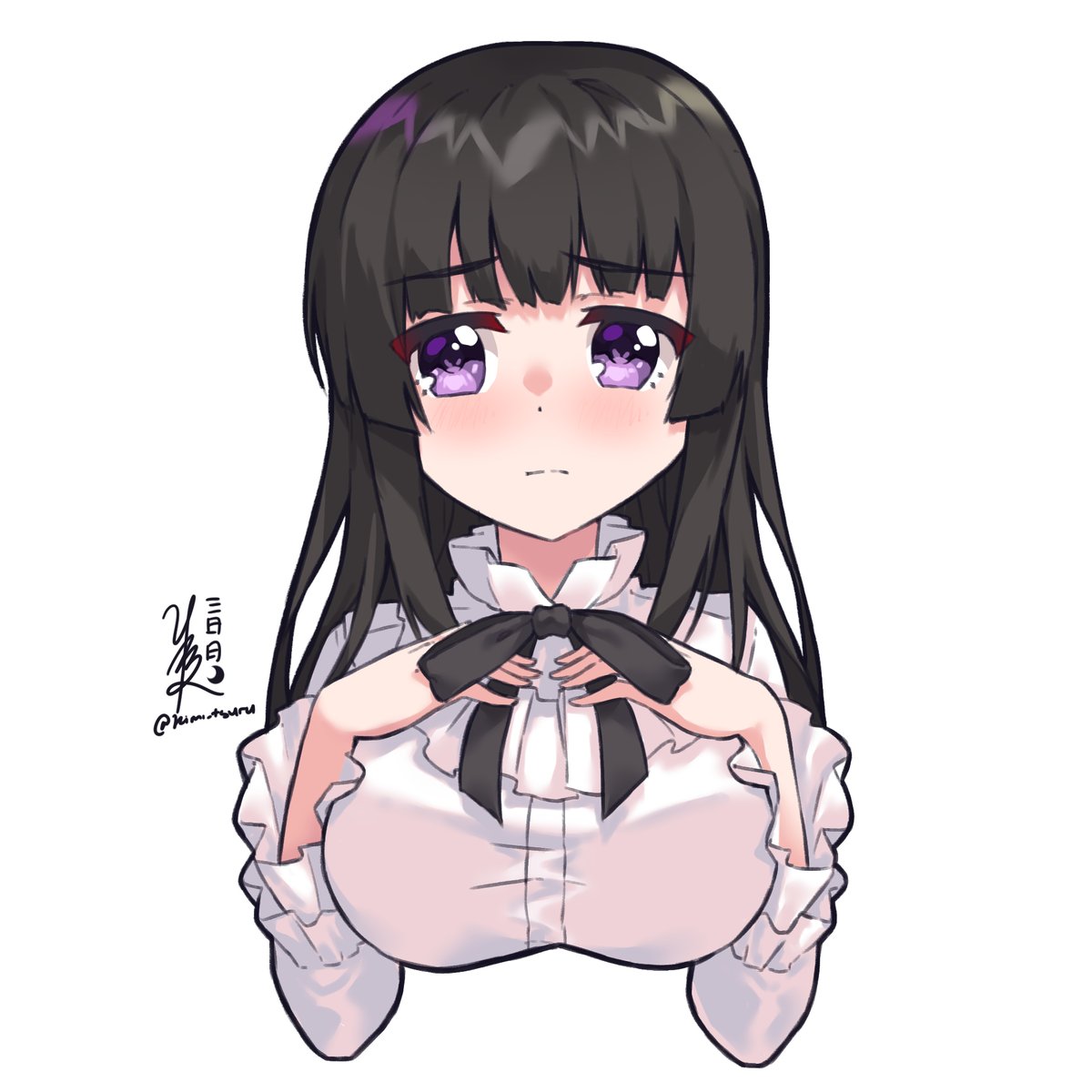 今日の落書き りんりん 白金燐子 バンドリ ガルパ Bangdrea きみつる お仕事募集中のイラスト