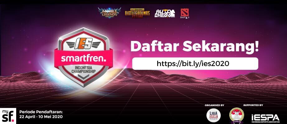 smartfrenworld's tweet photo. Yuk ikutan SMARTFREN IES CHAMPIONSHIP 2020 sebagai turnamen eSport buat tanding ML, PUBGM, Auto Chess dan DOTA2 kamu bisa daftar hari ini sampe tanggal 10 Mei 2020 terus bawa pulang total hadiah Rp 500.000.000
GASSS! https://t.co/hJTCYz1PQc
#SmartfrenIES #KuotaAntiWasWas https://t.co/r4alsOeqJw