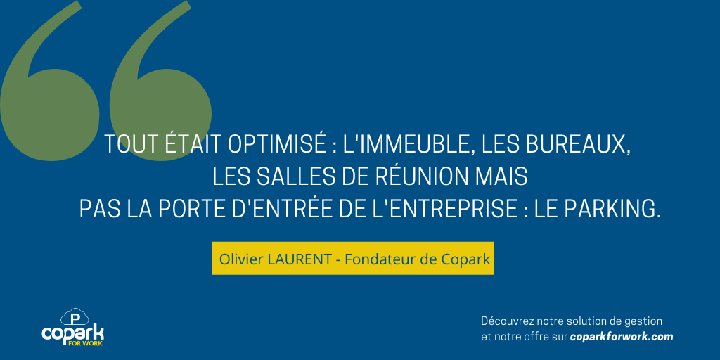Coparkco's tweet photo. Voilà 7 ans que notre équipe de passionnés travaille au service des entreprises qui souhaitent optimiser leur parking interne. @OlivLaurent fondateur vous délivre la genèse de @Coparkco dans cette vidéo 👉https://t.co/KdbLXKSsFJ
#entreprise #RSE #QVT #mobilite #DRH #flexmobility https://t.co/vSbw516nsj