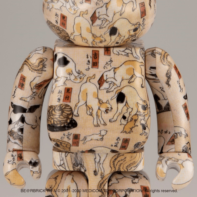 BE@RBRICK #歌川国芳「猫飼好五十三疋」100% & 400% 5月1日(金)14時