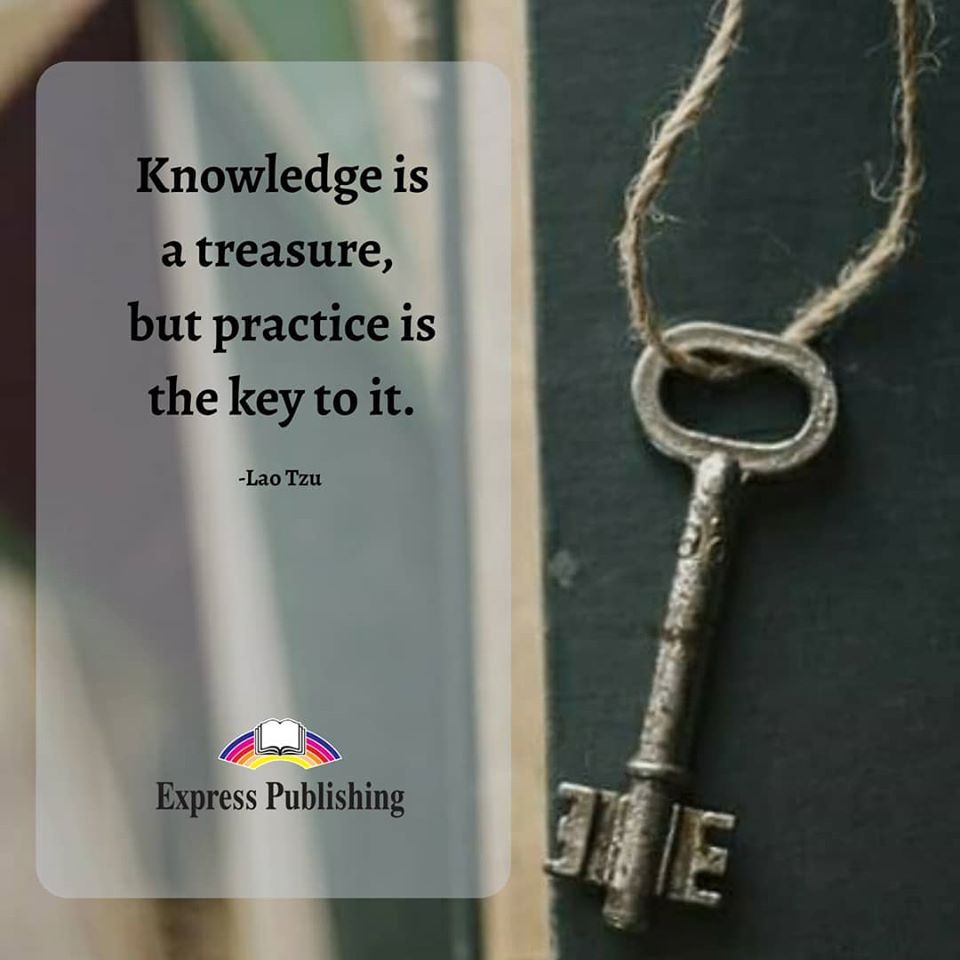 ExpressElt's tweet photo. expresspublishing
#quotes #quoteoftheday #knowledge #treasure #knowledgeistreasure #knowledgeispower #practice #practiceisthekey #expresspublishing https://t.co/YSy4PTx7gS