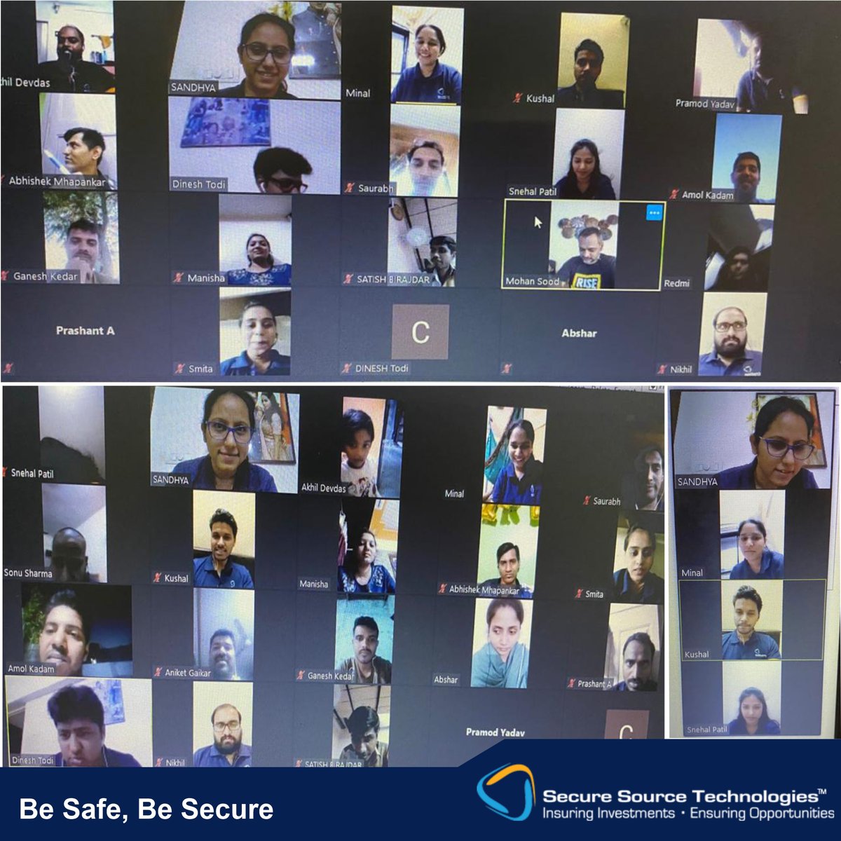 SECUReSOURCEin's tweet photo. During this tough situation, it is very important for leader to keep their team engaged and motivated.
Employees at #SecureSourceTechnologies discovered how working at home can be both productive and enjoyable.  

#employeeengagement #covid19 #besafe #besecure #securesurveillance https://t.co/EA997WsRFU