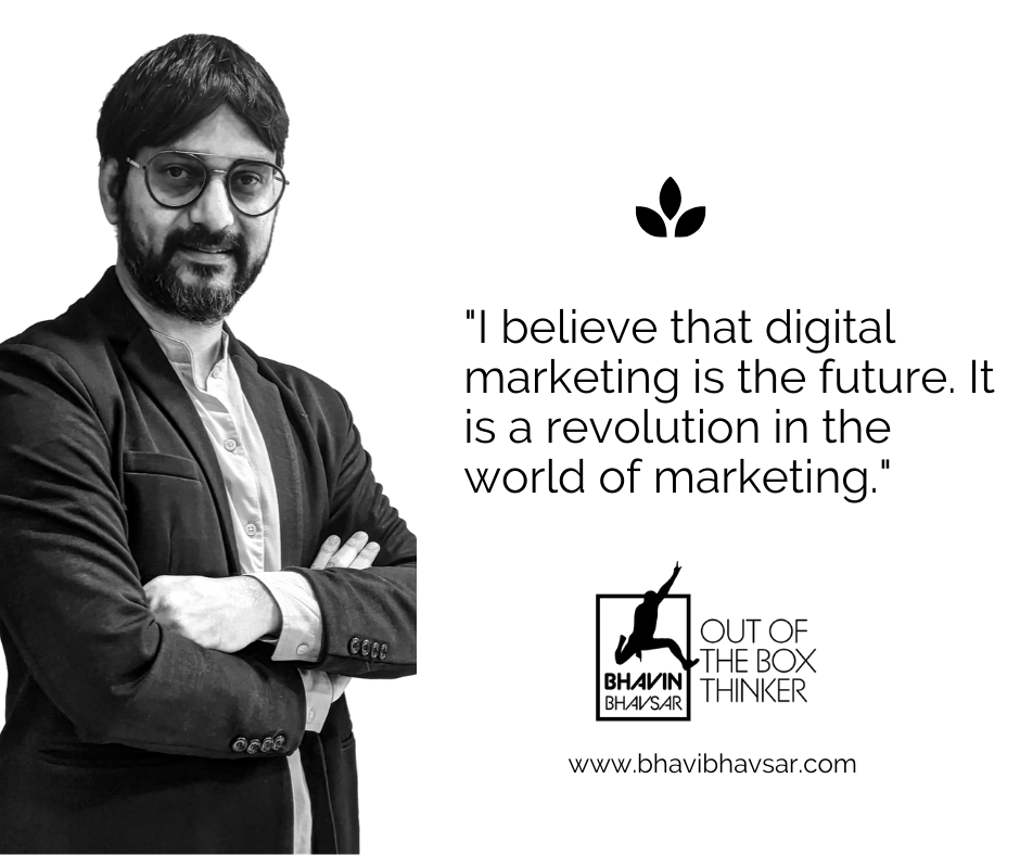 bhavinsbhavsar's tweet photo. "I believe that digital marketing is the future. It is a revolution in the world of marketing."
#BhavinBhavsar #Digipreneur #DigitalMarketign #SEO #SocialMediaMarketing #Consultant
https://t.co/PizLl4kXIh https://t.co/JNTM38bJfn