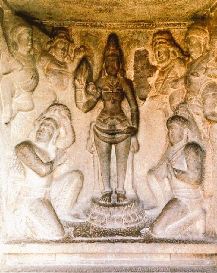 1) Durga as deity inside the Draupadi Ratha2) Shivlinga