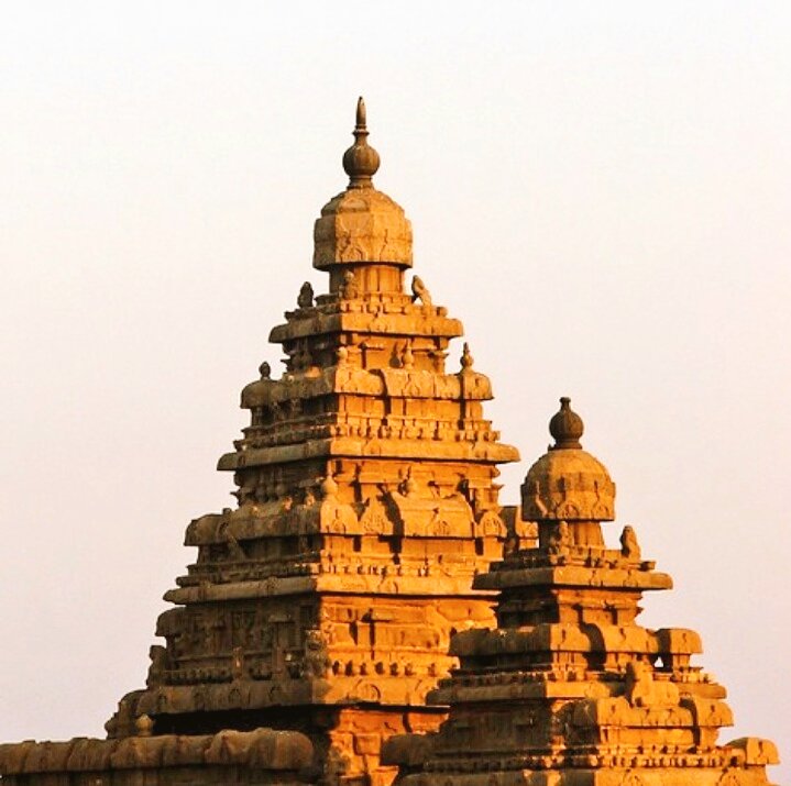 One of the architectural achievements of the Pallava kings was the construction of a complex of temples. Of these seven temples, only one - the Shore Temple, remains visible today. The other six temples are thought to have been submerged under the sea.