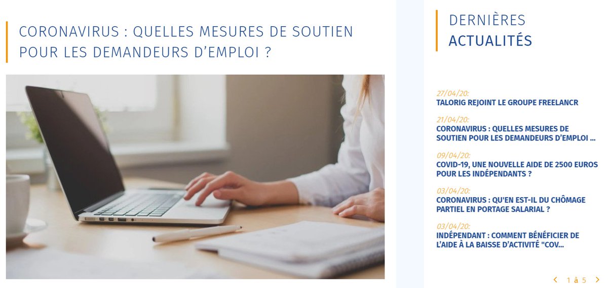 L’actualité lié au Covid_19 nous avait poussé à différer la sortie de nos brèves du secteur. Nous reprenons petit à petit le fil avec l’annonce d’un nouveau rapprochement entre deux acteurs du #PortageSalarial en France. 

<a href="/TALORIG/">TALORIG</a> rejoint <a href="/freelancr__/">Freelancr</a> 

guideduportage.com/actualite/Talo…
