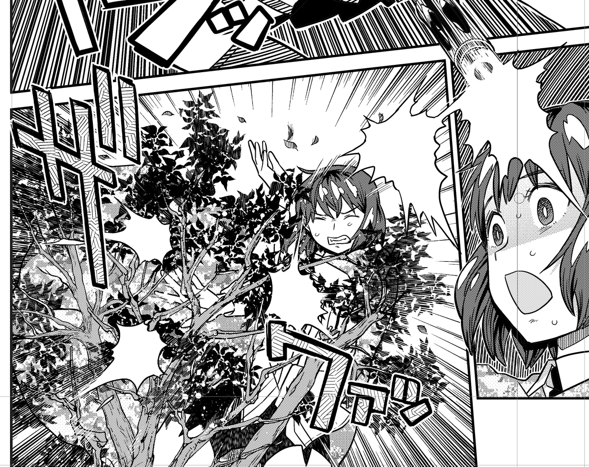次回は普段影の薄い東雲(しののめ)ちゃんが割と活躍します。しっかし絵の情報量の抜き方がわからん。盛るだけなら割と誰でも出来るんですよね…プロは伝わるように不必要な要素を抜ける。