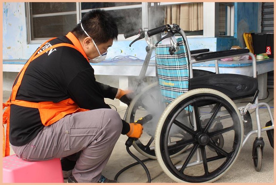 edenfortaiwan's tweet photo. At Eden, we pay extra attention on the #wheelchair and other equipment that our #careusers use. With proper #disinfection, we can provide the safest environment for our care users during this #pandemic
#Covid19
#coronavirus
#DoOurBest
#FightCOVID19 https://t.co/rYqdLDWP8n