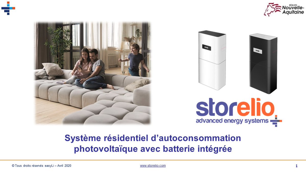 Après le Webinaire Storelio pour les installateurs certifiés #QUALI_PV_Elec, plusieurs d’entre eux ont souhaité rejoindre le club Storelio et installer Storelio système d’ #autoconsommationn avec stockage intégré, sur leurs secteurs respectifs, en #Nouvelle_Aquitaine.