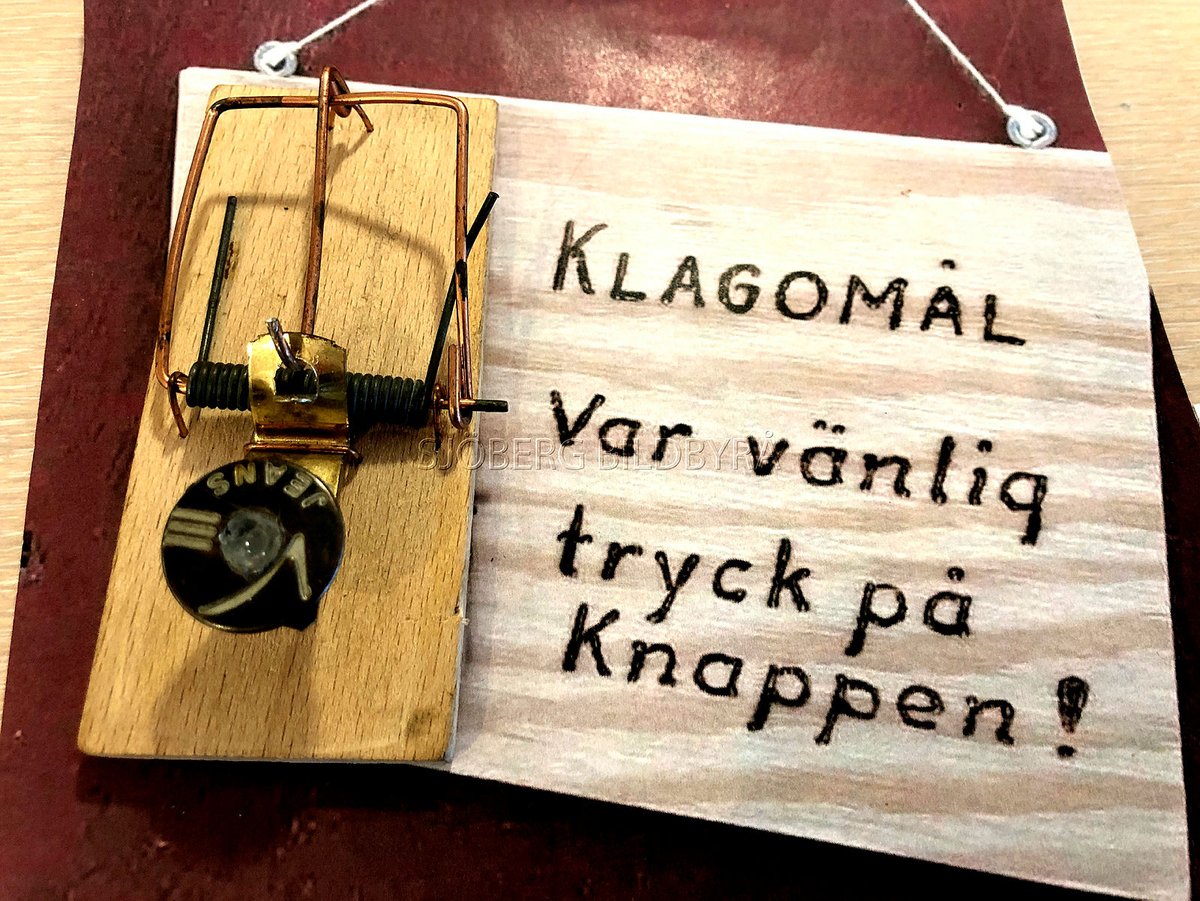 Sjobergbild's tweet photo. Allt är ju uppfunnet redan? Men ack så fel jag hade.
#måndag #vardag #problem #klagomål #lösning #idé #praktiskt #vecka #dagensbild https://t.co/N1ADzHsljE