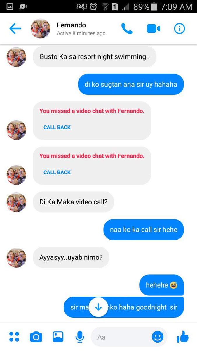 and Screenshots of Their Convo