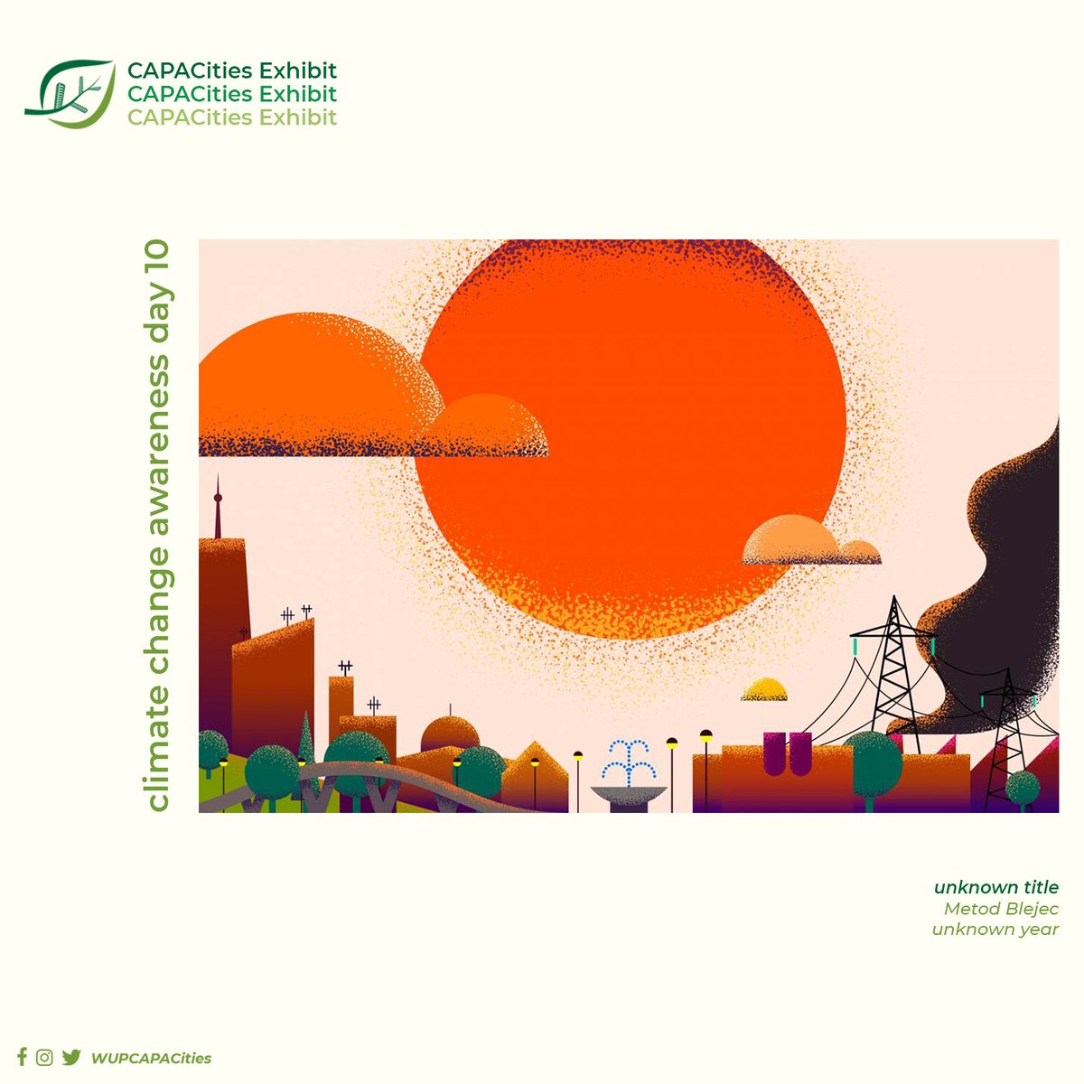 WUPCAPACities's tweet photo. #CAPACitiesExhibit Day 10
In this artwork of Metod Blejec, let us reflect on how these gases emitted from factories can be harmful to our environment, especially to our ozone layer.
#WesleyanSHS
#GroupImpactProject
#HUMSSCulminating https://t.co/72hywDO1H2