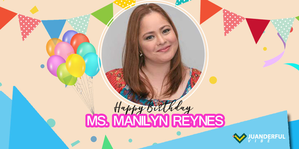 Happy birthday Ms. Manilyn Reynes! God Bless! 