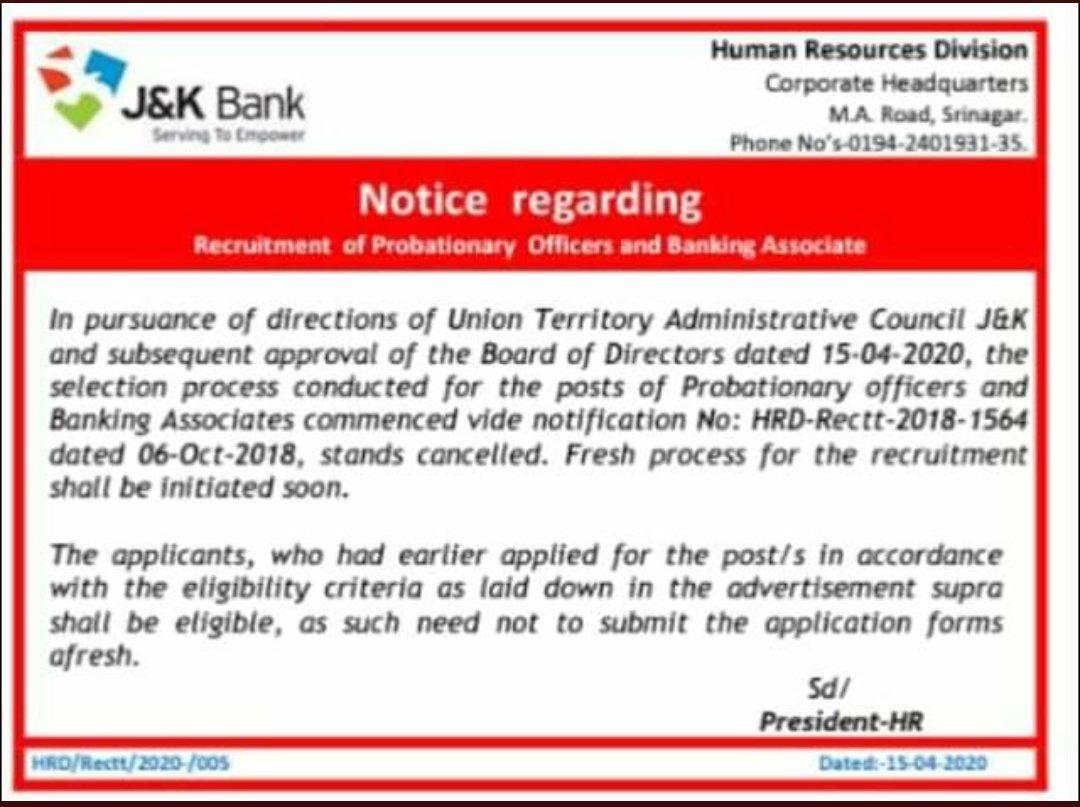 JammuState_'s tweet photo. In light of revelations made by Ex-Governor of J&amp;K, this notice is an 
Insult to people of #Jammu Province &amp; a stark reminder as to how hardworking Youth shall be rewarded. 
The power still lies in the hands of kashmiri hegemonic rulers through 'Committed Bureaucracy'. https://t.co/oxFW8rx4II