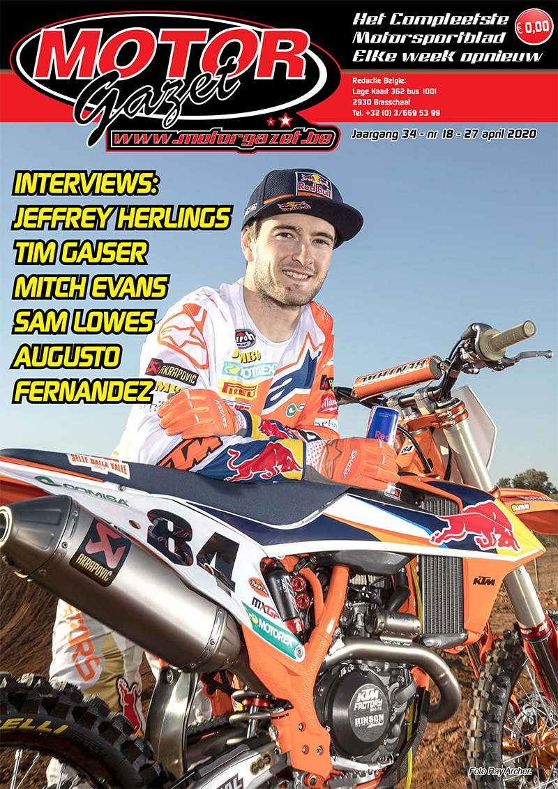 Motorgazet 18 staat online met onder meer interviews met Jeffrey Herlings, Tim Gajser, Mitch Evans, Sam Lowes en Augusto Fernandez. #Herlings #blijfinuwkot #Houhetgezond #digitaal