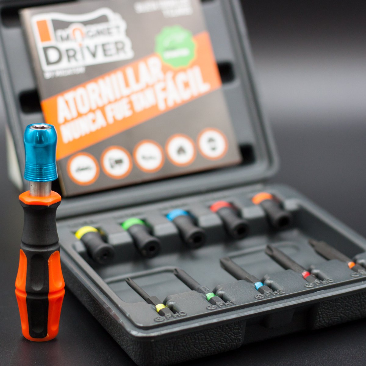 Magnet Driver® SET11 = Incluye todo lo imprescindible para trabajar.🧰 🧲
➖
Magnet Driver® SET11 = It keeps all you need to work. 🧰 🧲