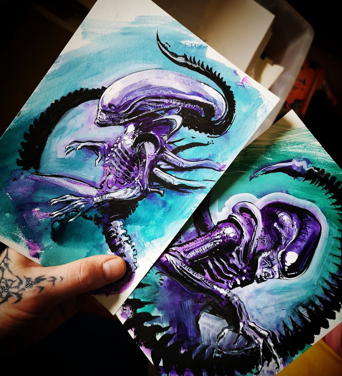 A belated Happy #AlienDay #AlienDay2020
#acrylicpainting