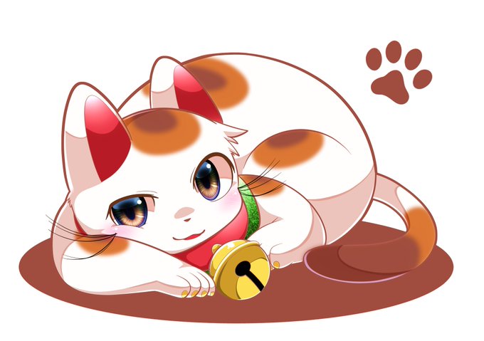 「maneki-neko」 illustration images(Oldest｜RT&Fav:50)