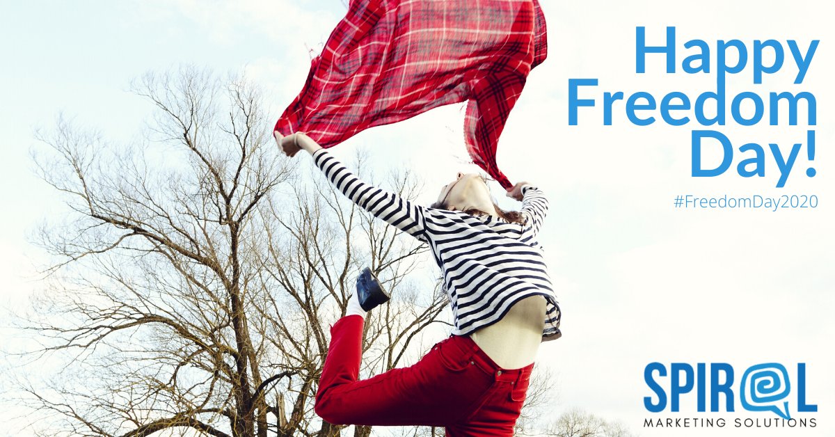 FELLOW SOUTH AFRICANS...

Happy Freedom Day from the Spiral Marketing Solutions team.

spiralsm.com
#FreedomDay2020 #SpiralMarketing