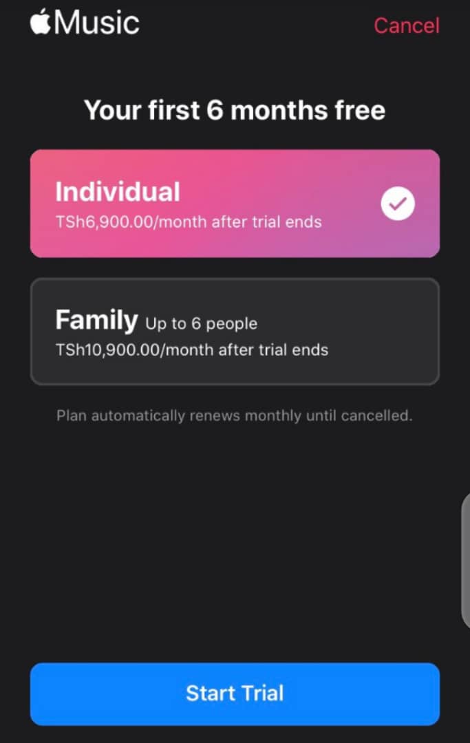 You may be getting your most stream from Nigeria or Tanzania but making your most money from the UK or France.In Tanzania, Apple Music subscription is TSh6,900, which is an equivalent of $2.99. With the Family plan, going for TSh10,900 per month, an equivalent of $4.71.