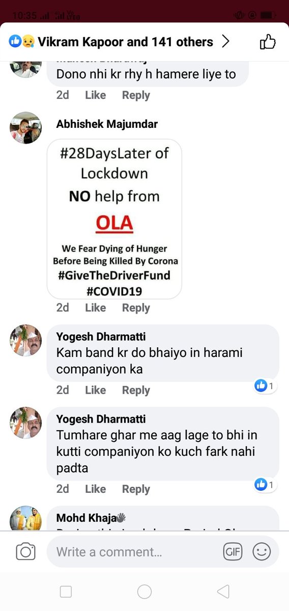  @ArvindKejriwal  @CMOfficeUP @CMofKarnataka @CMOPb  @CMO_Odisha @cmohry @PunjabGovtIndiaBoth Ola & Uber are raising funds and seeking donations from Public in the name of helping millions of drivers.Disgusting, Disgraceful & False. They don& #39;t help Drivers https://m.facebook.com/groups/29...