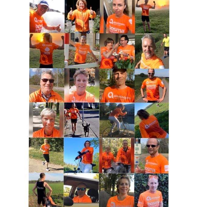 De ‘oranje🧡’ #Almeloopers waren individueel  actief en fit in dit weekend vlak voor #Koningsdag 🇳🇱. 

Hopelijk kunnen we in 2021 wel weer deelnemen aan de 553km lange #Roparun van #Bremen naar #Rotterdam voor <a href="/Stg_Roparun/">Stichting Roparun</a> #Koningsdagthuis