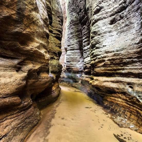 3.The Awhum waterfallIt is 30 metres high and is located in udi LGA,Enugu state, Nigeria.The locals believe the water has healing powers and is capable of driving away evil spirits if used. The Awhum Waterfall is also a popular tourist location in Nigeria