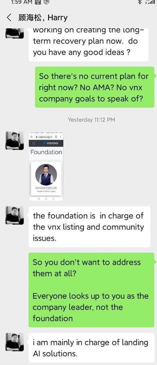 VisionX - Cross Chain Scam tweet media