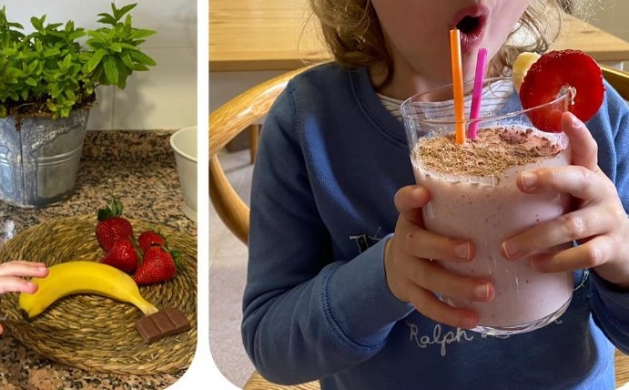 BsVfoundation's tweet photo. Miss Siobhan’s recipes are super tasty, how yummy was that milkshake #CookingIsFun #CookingAndLearning #AmazingChefs #BSV #CognitaWay @BritishValencia https://t.co/yUmjafa5uP