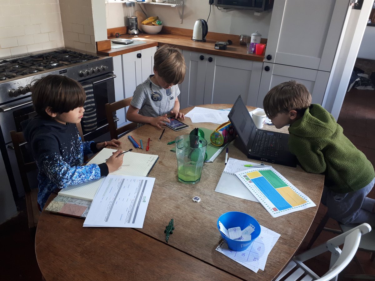 Mondays are a challenge to get back in the swing of home learning, but we did it...eventually @cofe_school! 😬