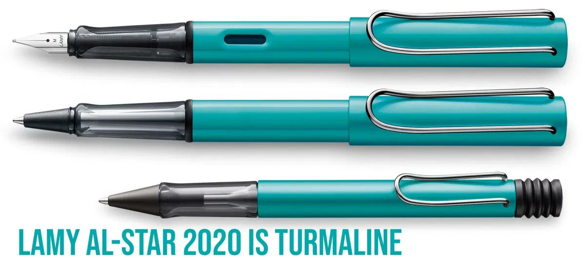 pentopapershop's tweet photo. Great gift for that special person - Lamy pens limited editions - Turmaline colour pen and ink🖋️♥️

#lamypens  #gifts #presents #fountainpens
#brithdays #pentopaperbrighton #pentopaperstationery

https://t.co/lp0ugHR6t9 https://t.co/4LxXChcFD1