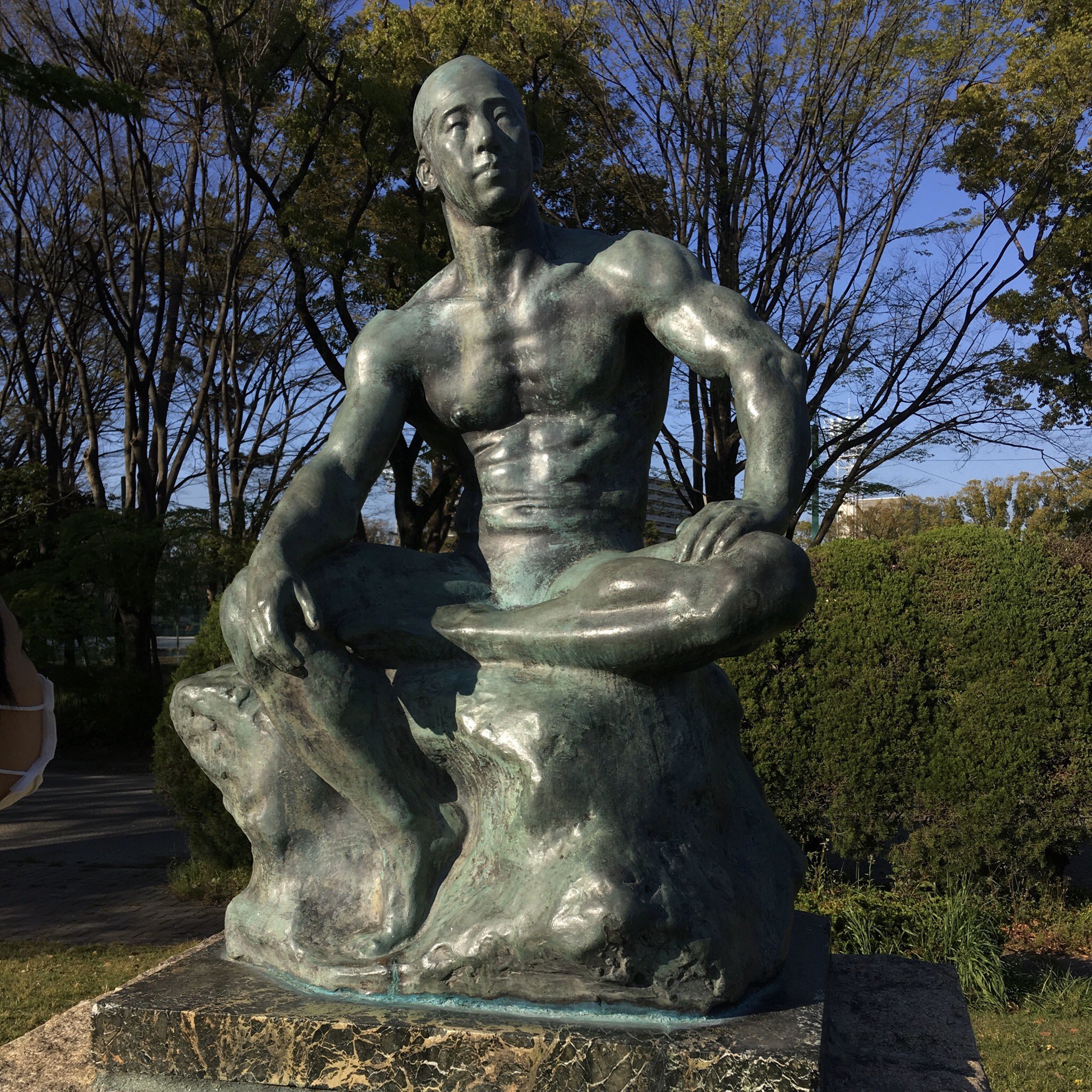 洋銀製 彫金師 北村西望 春風