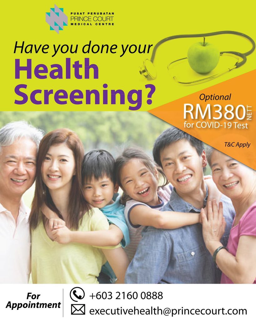 prince court health screening