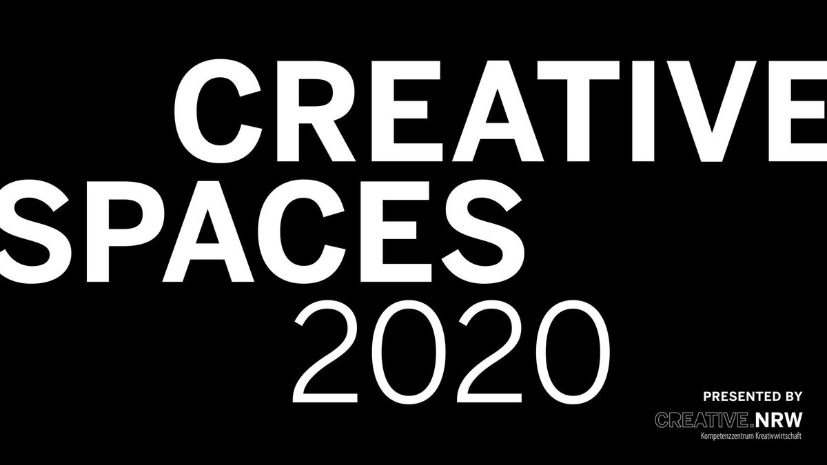 CREATIVE_NRW's tweet photo. Morgen um 20:20 Uhr ist es so weit: die Online-Preisverleihung der #CREATIVEspaces2020 mit Impulsvortrag von @aatvos, moderiert von @anja_backhaus – live hier auf Twitter! #CREATIVEspacesNRW https://t.co/Dv6K0tUk3l