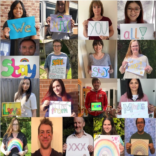 Message from our fabulous Maths team!