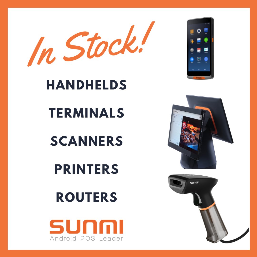 VarlinkLtd's tweet photo. We have @Sunmi_tech Android hardware in stock & available to ship to you or directly to your customer TODAY.
Call 01904 717 180 or click for info:
https://t.co/orztTcXmhk
#SUNMIpos #androidpos #mobilecommerce #eposhardware #posperipherals #onlineretail #clickandcollect https://t.co/dJ68hSCp1A
