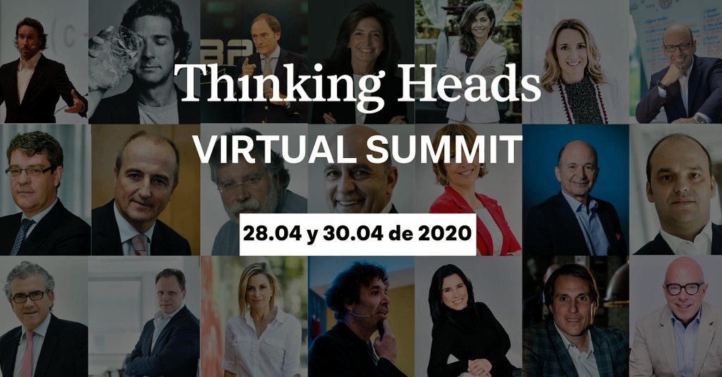 🌍 ADAPTARSE… Y VIVIR
☑️ @thinkingheads organiza este martes y jueves su congreso #THVirtualsummit
🎙️Será un placer impartir en él una breve ponencia sobre la ADAPTACIÓN, basada en mi experiencia vital, mañana de 11.10 a 11.20h
📲 Inscripción GRATUITA bit.ly/summit_thinkin…👈👀