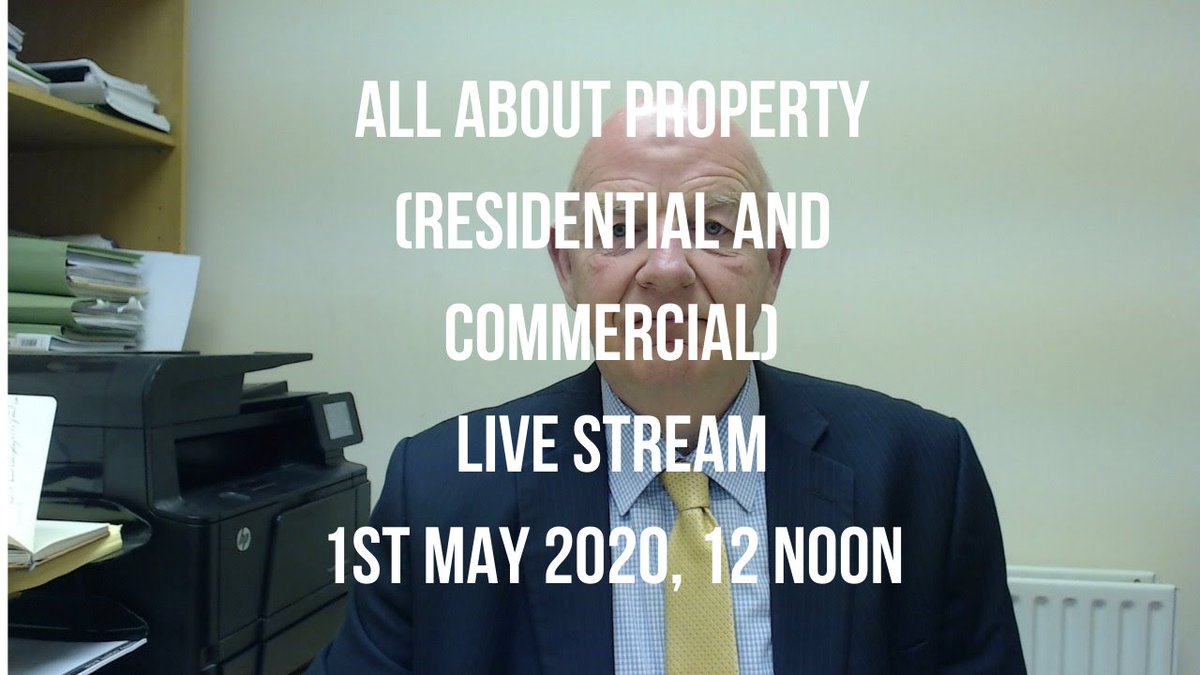 TGorrySolicitor's tweet photo. I am doing a YouTube live stream this Friday(1st May) at 12 noon, all about property, both residential and commercial. So if you are thinking of buying or selling property you might be interested in joining me here:https://t.co/Wj2bkAWbat
#Property #irishproperty #propertyireland https://t.co/Yu86qD9iyQ