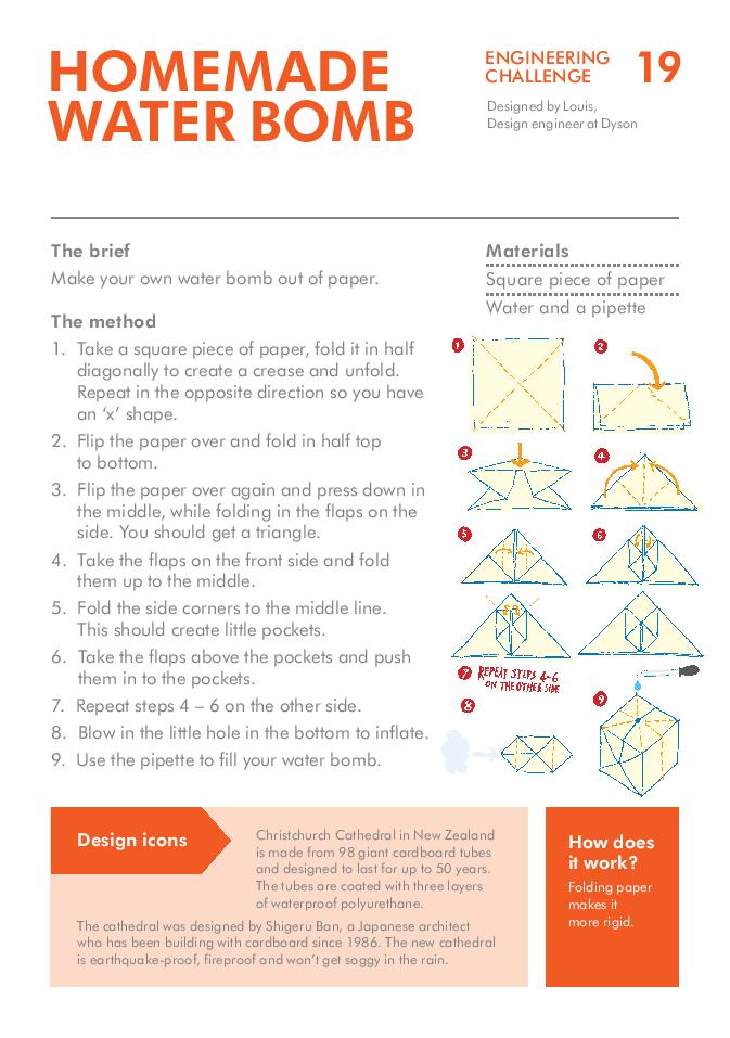 ShefColSU's tweet photo. We've found some challenges to complete whilst at home using the James Dyson Foundation Challenge Cards here's our second challenge. Record yourself completing the challenge and we will share your attempt! #challegetuesday #howdoesitwork #jamesdysonfoundation @sheffcol https://t.co/W7S9vAT2Km
