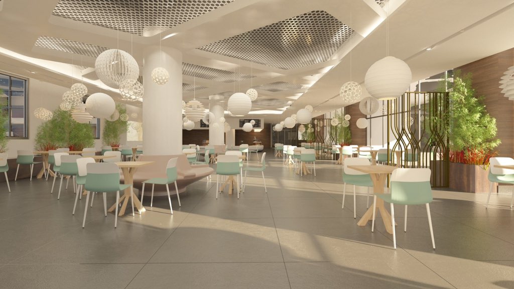 Zoom_TPU's tweet photo. Majidi Private Hospital | Cafeteria 

Location: Erbil,Iraq
Status: Ongoing
#architecture #design #hospital #hospitaldesign #health #healthcare #Medical #interior #cafe #cafeteria https://t.co/5ha4g9I9Fe