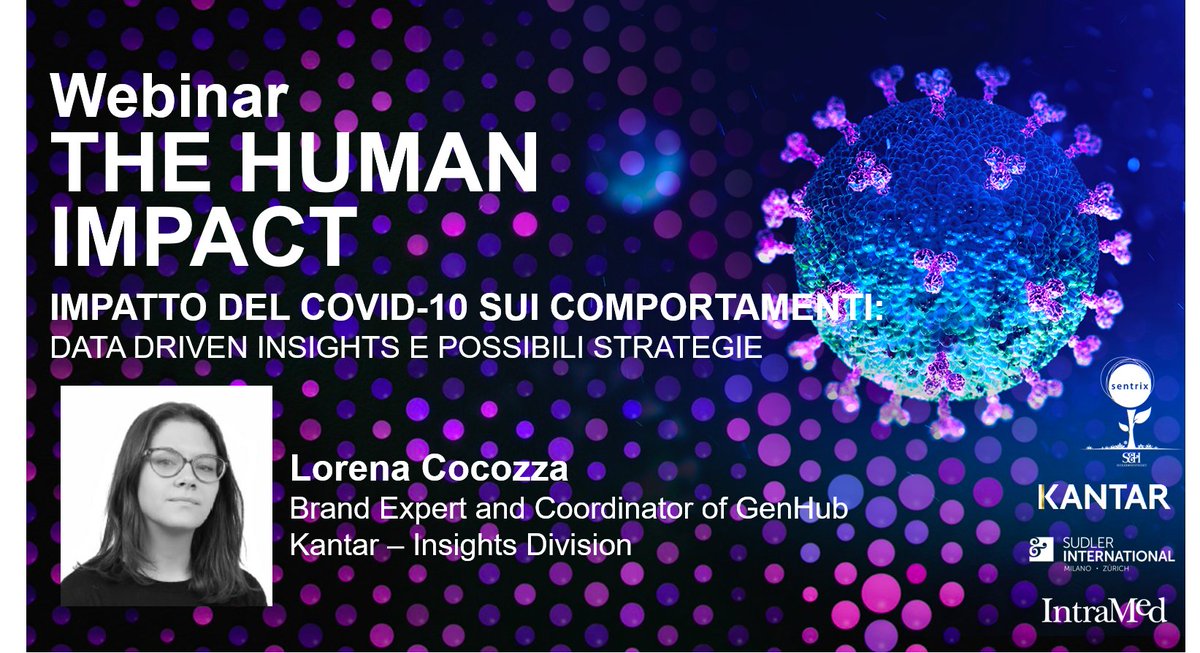 Ogni #generazione reagisce alla crisi in base al proprio set #valoriale: ecco perché è importante per ogni #brand conoscere il proprio target. Ascolta Lorena Cocozza nel webinar ondemand <a href="/Kantar/">Erhan Kantar</a> &amp; <a href="/sudler/">Sudler</a> <a href="/CoLore87/">Lorena</a> bit.ly/2S2wuM3