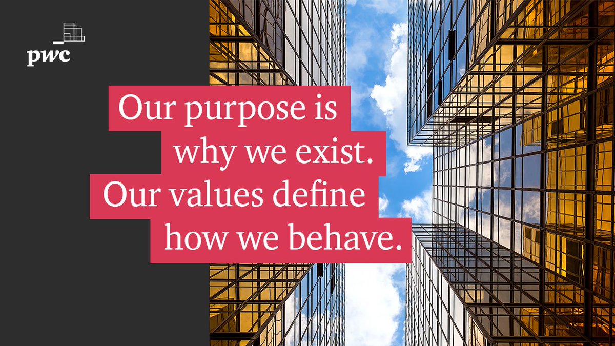 PwC_UK_Careers's tweet image. Our values define who we are, what we stand for, and how we behave. This week we’ll be focusing on our five core PwC values: Act with Integrity, Make a Difference, Care, Work Together, and Reimagine the Possible. #PwCValues #PwCProud