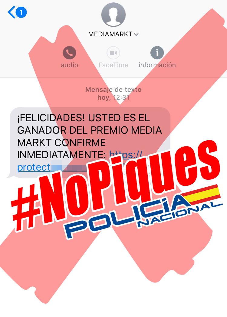 policia's tweet image. 🚨 Hay #phishing para todos los gustos... se hacen pasar por empresas, te piden que pinches un enlace para conseguir información confidencial, datos, contraseñas...

❌NO PIQUES❌