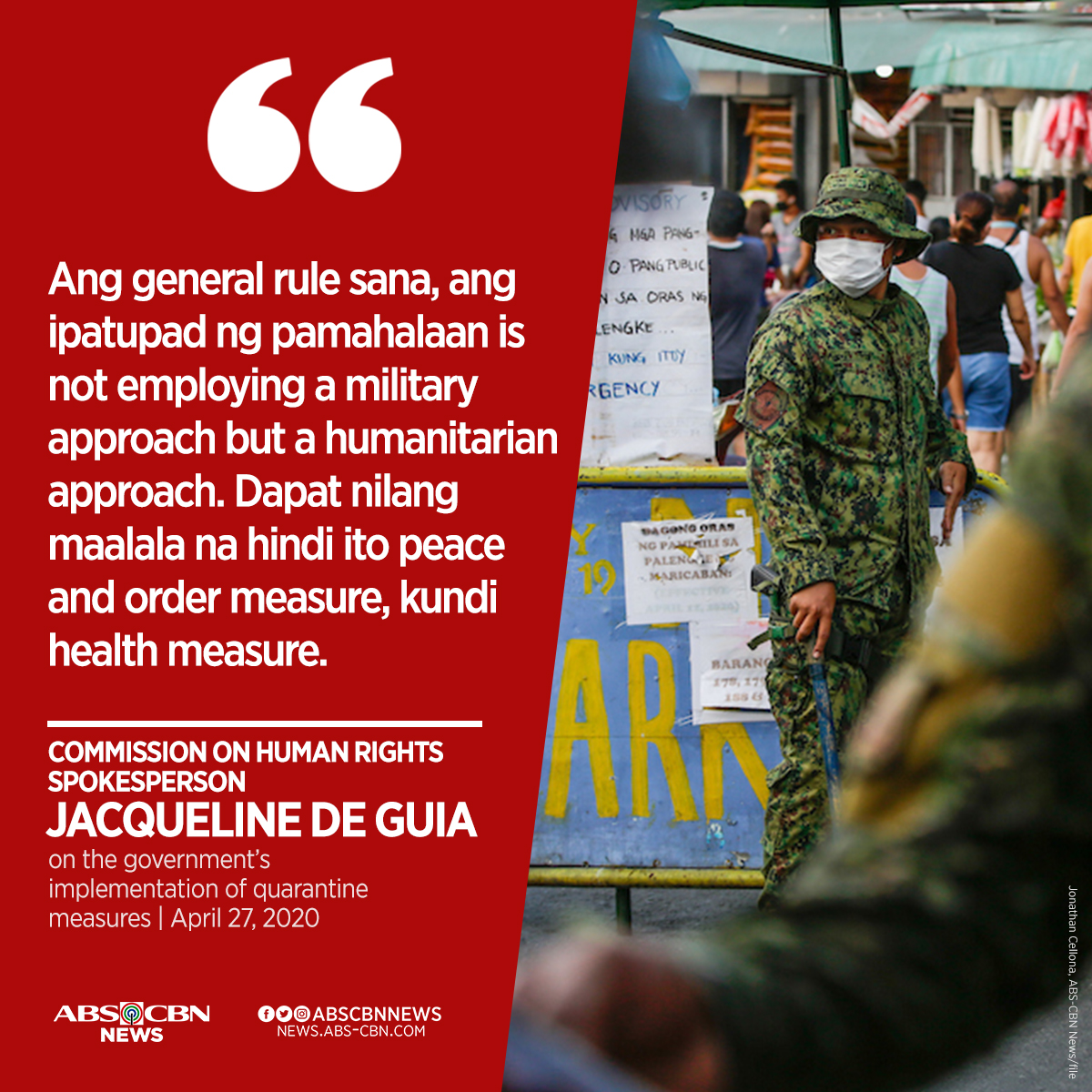 ABSCBN News on Twitter "The Commission on Human Rights expresses