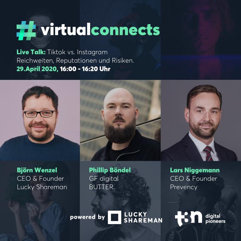 Lars Niggemann (@digitalexperte) on Twitter photo Am Mittwoch spreche ich bei der #VirtualConnects-Konferenz von <a href="/LuckyShareman/">Lucky Shareman GmbH</a> mit <a href="/pboendel/">Phillip Böndel</a> und <a href="/Bjoern_Hamburg/">Bjoern Wenzel</a> über Risiken bei der Nutzung von #TikTok und #Instagram. Ich freue mich auf einen spannenden #LiveTalk! Zur Anmeldung geht es hier:
register.gotowebinar.com/register/72512… Am Mittwoch spreche ich bei der #VirtualConnects-Konferenz von <a href="/LuckyShareman/">Lucky Shareman GmbH</a> mit <a href="/pboendel/">Phillip Böndel</a> und <a href="/Bjoern_Hamburg/">Bjoern Wenzel</a> über Risiken bei der Nutzung von #TikTok und #Instagram. Ich freue mich auf einen spannenden #LiveTalk! Zur Anmeldung geht es hier:
register.gotowebinar.com/register/72512…